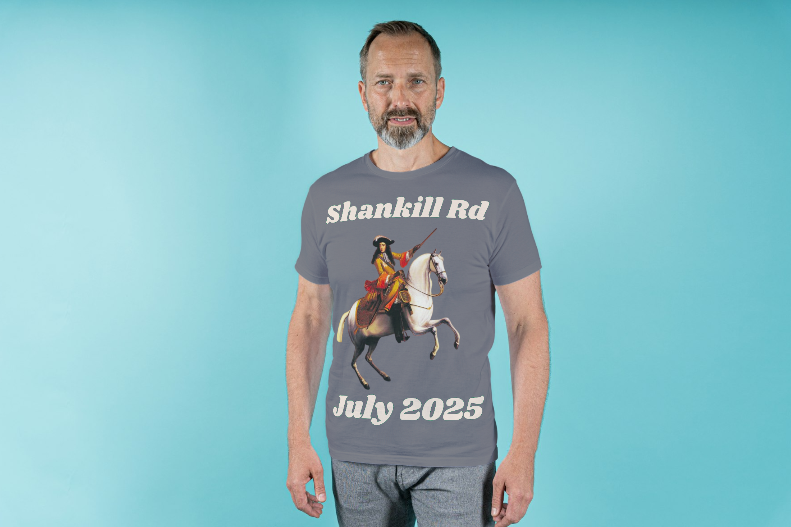 Shankill Road King Bill July 2025 Unisex t-shirt