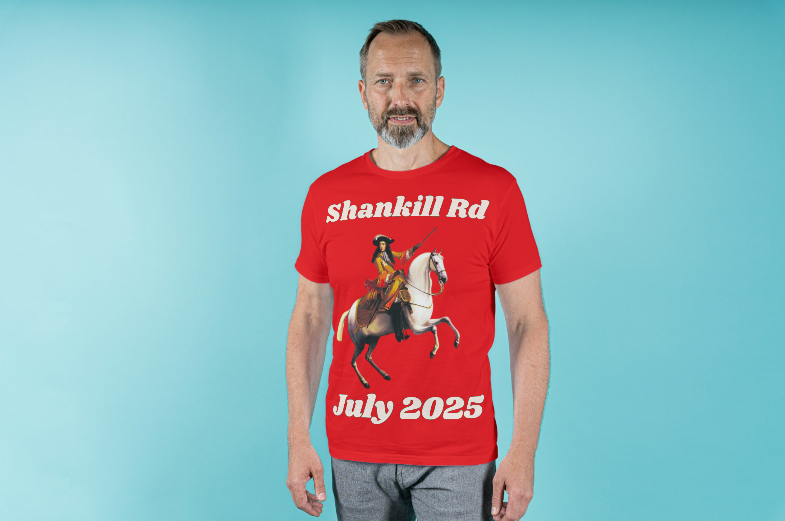 Shankill Road King Bill July 2025 Unisex t-shirt