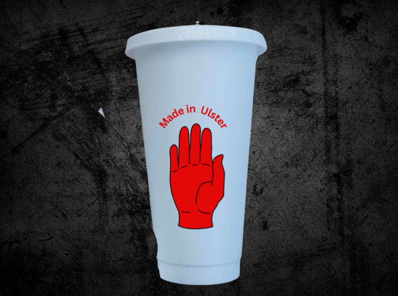 Red Hand of Ulster Made in Ulster  Cold Cup